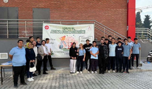 Kuşadalı gençlerin isimleri doğanın mirasında yaşayacak