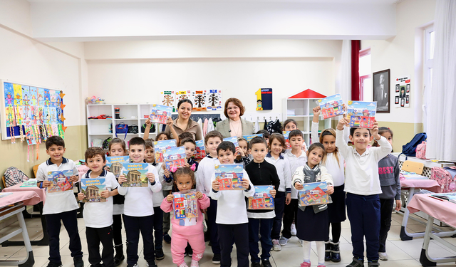 "Didim’in Renkleri” Boyama Kitabı Miniklerle Buluştu