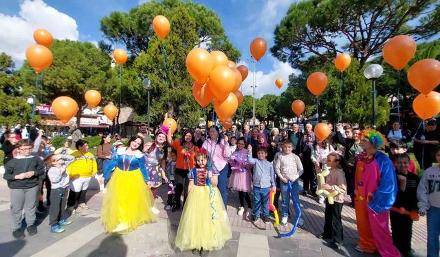 Aydın'da duygu dolu anlar: Lösemi’yi atlatan Masal’ın umudu gökyüzüne uçtu