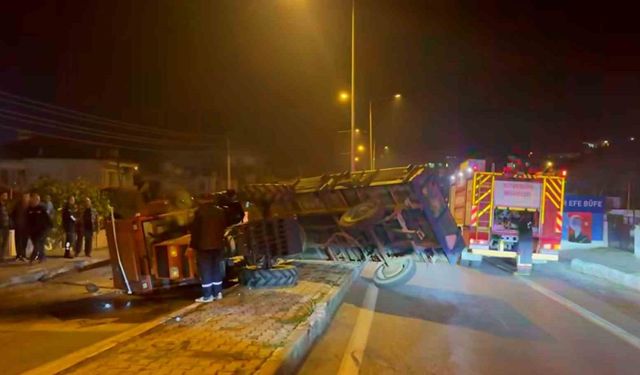 Aydın'da traktör devrildi: 1 yaralı