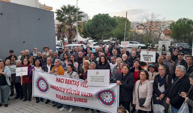 Suriye'de Alevilere yönelik soykırıma Kuşadası'ndan tepki yağdı