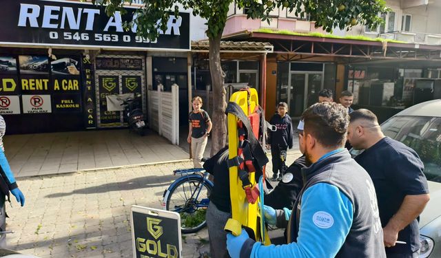 Nazilli’de motosiklet ve bisiklet çarpıştı; 2 yaralı