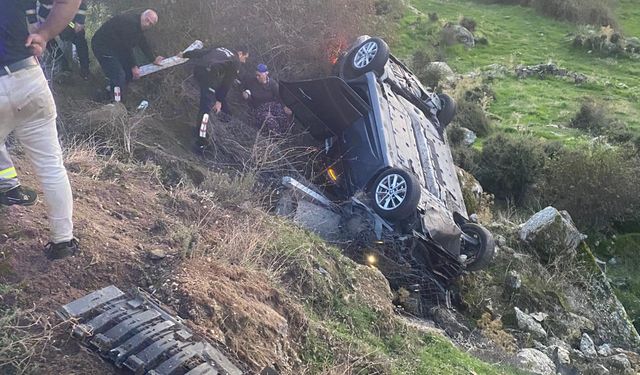 Aydın’da otomobil devrildi: 6 kişi hastanelik oldu