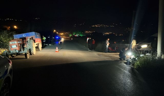 Bozdoğan'da feci kaza: Motosiklet ile traktör çarpıştı 1 ölü
