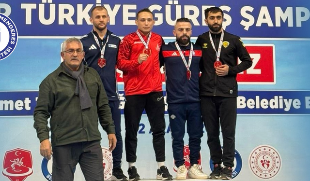 ADÜ’lü güreşçi Türkiye şampiyonu oldu