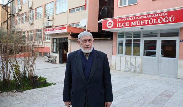 Nazilli'de koca Cami avlusuna sığan 63 yıllık ömür