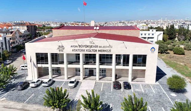 Aydın Büyükşehir Belediyesi Atatürk Kültür Merkezi Didim’de hizmete açıldı