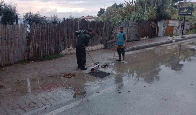 Aydın Büyükşehir’den sağanak mesaisi