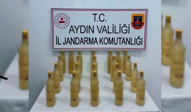 Aydın'da tonlarca sahte alkol ele geçirildi