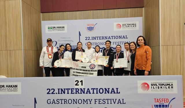 Aydın'ı gururlandıran başarı: 6 madalya kazandılar