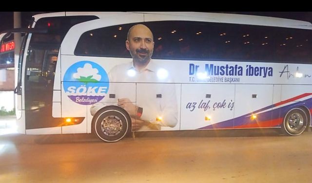 Başkan Arıkan’dan Söke Belediyesi’ne yeni otobüs