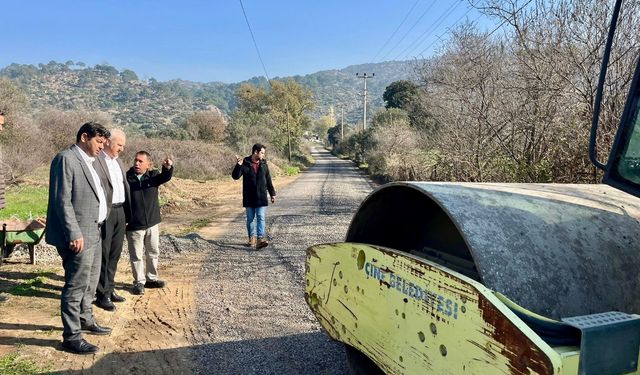Başkan Mehmet Kıvrak’tan tarihi adım: Çine’de ilk asfalt çalışması başladı
