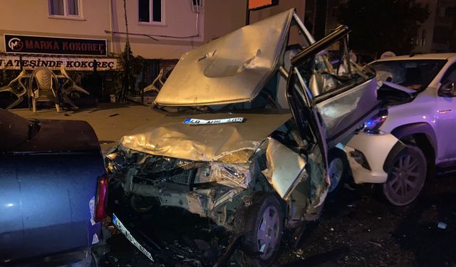 Bozdoğan'da ortalık savaş alanına döndü: İlçe başkanı 4 arabayı perte çıkarttı