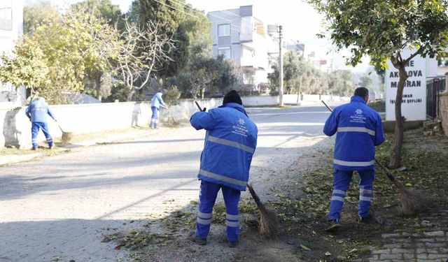 Çine’de sahaya inen ekipler temizlik ve bakım çalışması yaptı