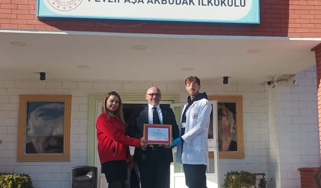 Didim Akbudak İlkokulu'ndan kızılay'a kan bağışı
