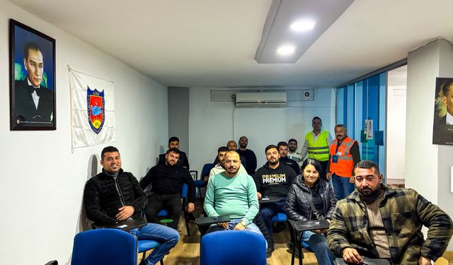 Didim Şoförler Odası’nda Mesleki Yeterlilik Sınavı yapıldı