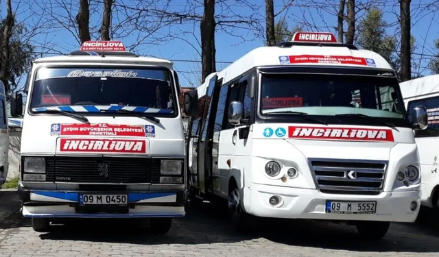 İncirliova’da minibüs ücreti 45 lira oldu