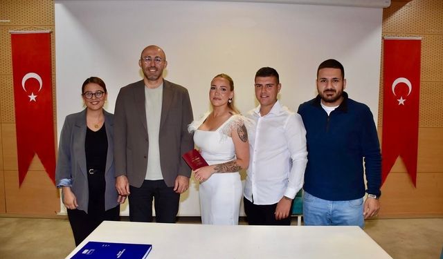 Germencik’te bir yılda 310 çift mutluluğa ‘evet’ dedi