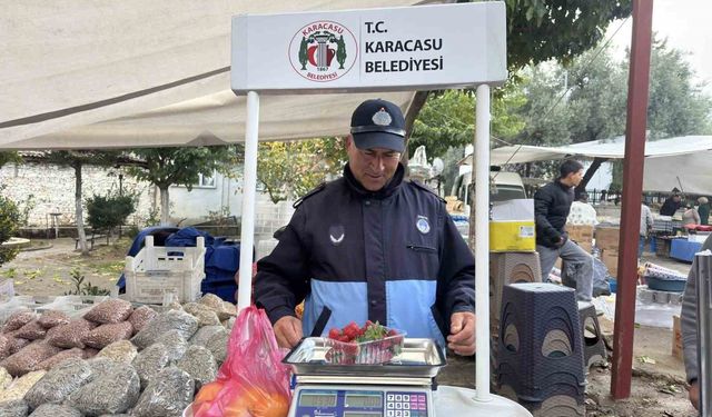 Karacasu’da tartı kontrol noktası