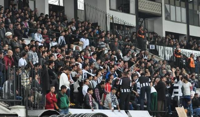 Nazillispor taraftarı ateş püskürdü