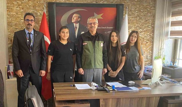 Sökeli öğrencilere ilçe tarımdan bilgilendirme