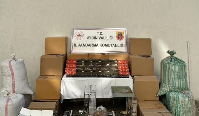 Aydın'da tütün kaçakçılarına operasyon: 2 gözaltı