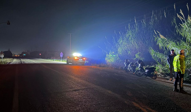 Aydın'da korkutan kaza: İki motosiklet çarpıştı