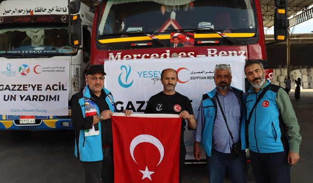 Yesevi Hareketi’nden Gazze’ye 100 tonluk acil yardım