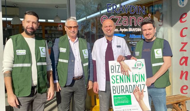 Yeşilay Aydın’da sahada: Esnafa bağımlılıkla mücadele anlatıldı