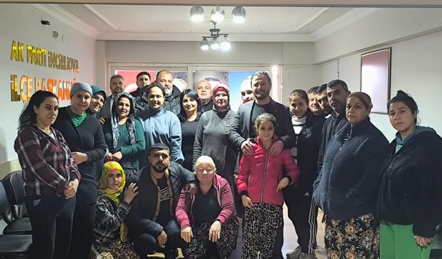 AK Parti İncirliova’ya 25 yeni üye