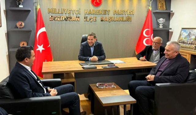 AK Partili Tuncer'den MHP Bozdoğan'a ziyaret