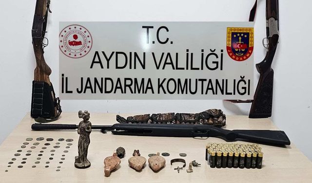 Aydın'da tarihi eser operasyonu