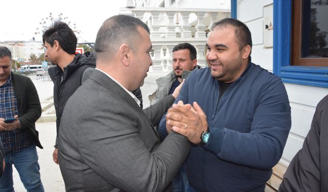 Başkan Şam’a Didim şoförlerinden sevgi seli