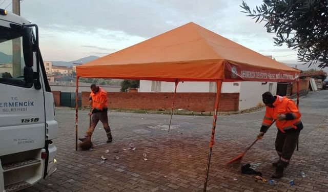 Başkan Zencirci’den örnek davranış: Soğuk hava nedeniyle sahadaki ekipleri çekti