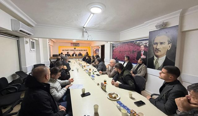 Didim AK Partinin yeni yönetimi ilk toplantısını yaptı