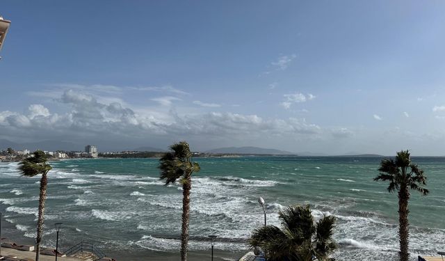 Didim'de şiddetli fırtına