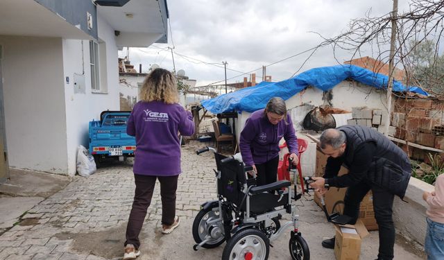 Germencik’te Fehim amca artık daha mutlu