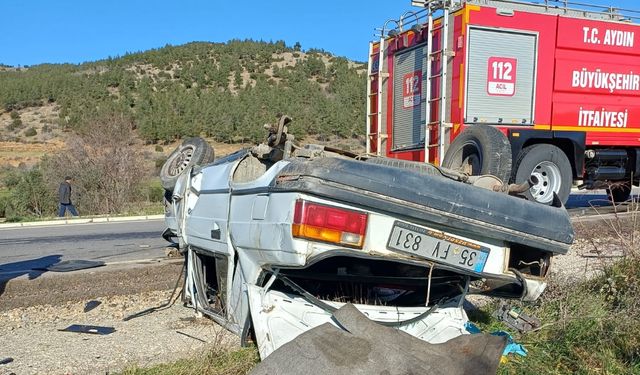 Karacasu'da kaza: 2'si çocuk 5 yaralı