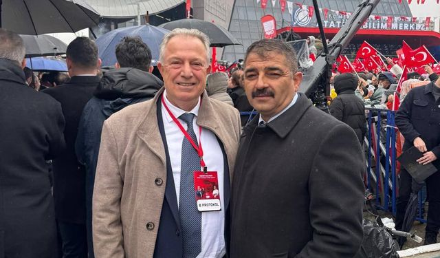 Karacasu'dan Özgür Özel'in mitingine tam destek