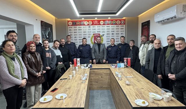 Komutanlar basın mensupları ile buluştu: Jandarmadan NGC’ye ziyaret