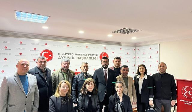 MHP İncirliova ‘dan Cihangiroğlu’na hayırlı olsun ziyareti