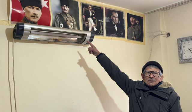 Nazilli sokaklarında 81 yaşında vatan sevdası