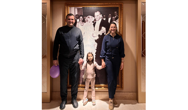 Pehlivan'ın aile saadeti