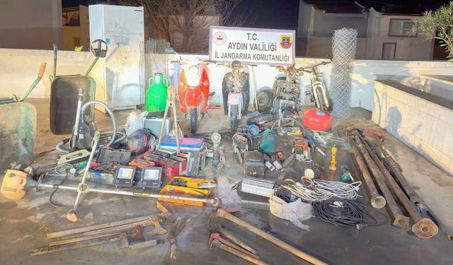 Aydın'da seli fırsat bildi, 4 evi soydu