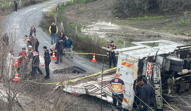 Aydın'da feci kaza; 1 ölü, 1 yaralı