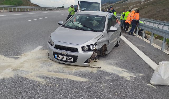Nazilli'de korkunç olay: Otomobil alev aldı