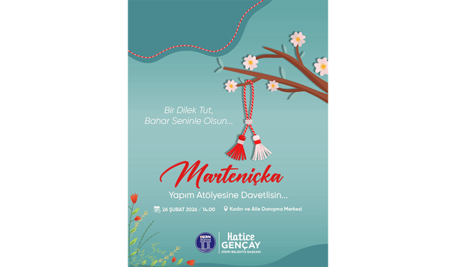 Didim'de baharın müjdecisi marteniçka bilekliği etkinliği yapılacak
