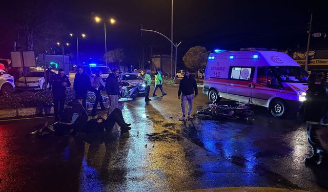 Motosiklet sürücüsü kurtarılamadı