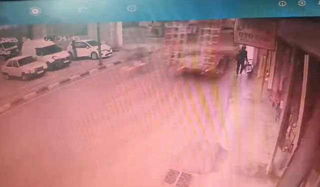 Korku dolu anlar kamerada: Lise öğrencisi ölümden döndü