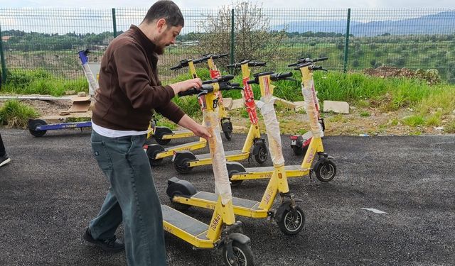ADÜ’de elektrikli scooter dönemi başladı